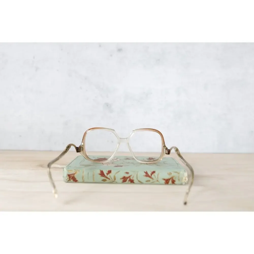 Vintage 1970s Eyeglass Frames Size 53-16 NOS Grandma Boho Festival Retro USA
